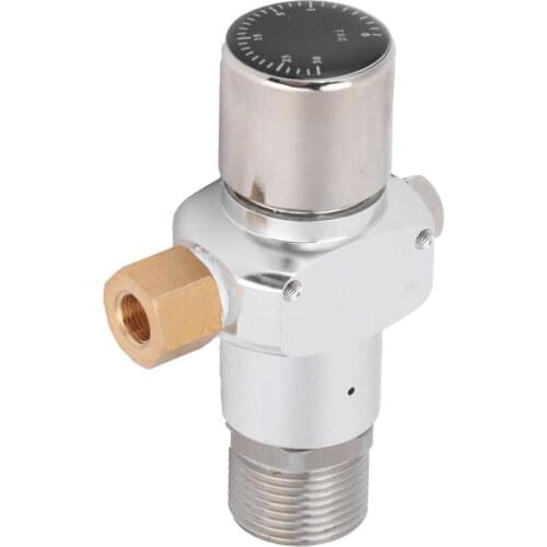 0-30PSI Nitrogen Regulator Mini Aluminum Alloy Coffee Gas Nitrogen Brewing Charger with Gas Ball Lock Coffee Making Tool
