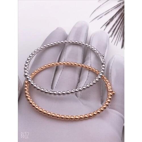 Fashion hot brand high quality round bracelet for men and women, all-match round bead, luxury jewelry, banquet gift accessories