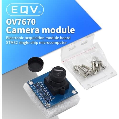 OV7670 300KP camera module moduleSupports VGA CIF auto exposure control display active size 640X480 For Arduino