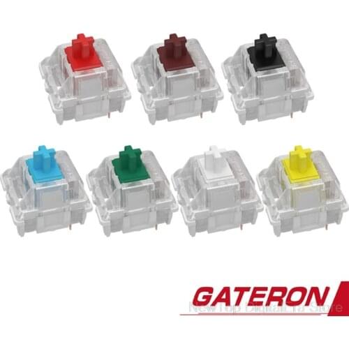 10pcs MX GK61 Gateron 3Pin Switches SMD LED Gateron Switch for Mechanical Keyboard fit 7 Colors for Choose S12 20 Dropshipping