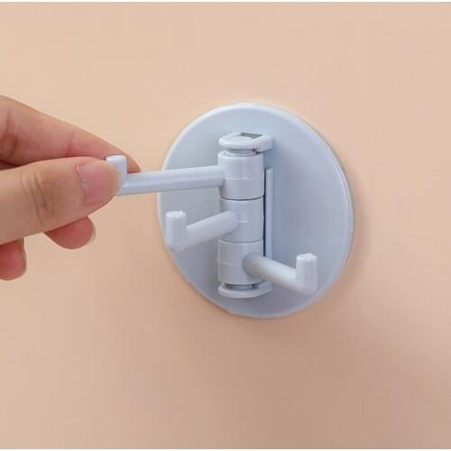 Self Adhesive 3 Hook Black White Towel Hook For Bathroom Clothes Coat Hook Bedroom Robe Hook Livingroom Kitchen Accessories