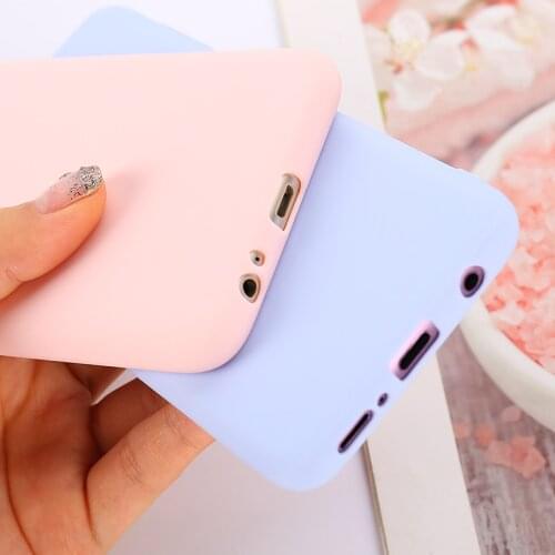 Candy Color silicon Case For Samsung Galaxy J3 J5 J7 2016 2017 J4 J6 Plus J8 2018 S7 S8 S9 S10 Plus Note 8 9 Soft Cover Case