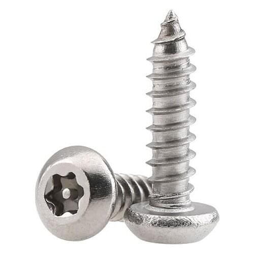 20pcs M3.9 Stainless steel Torx round head screws self-tapping bolts T&TX plum furniture decoration screws 9.5mm-32mm length