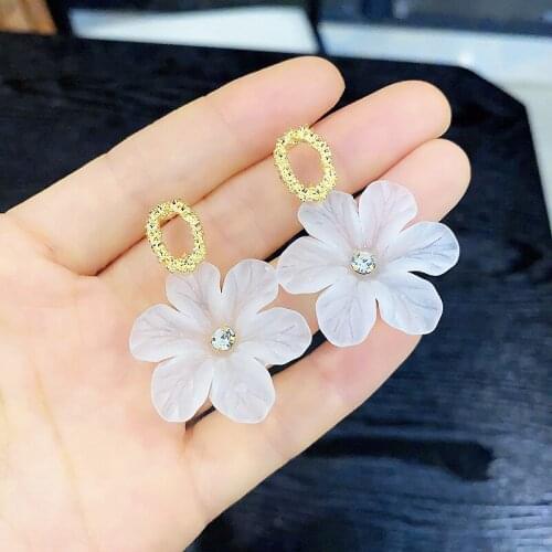 Bijoux femme Earrings for Women 2020 Hoop Earrings Tassel Earrings Flower Ear Rings Friends Birthday Gifts boucle d’oreille