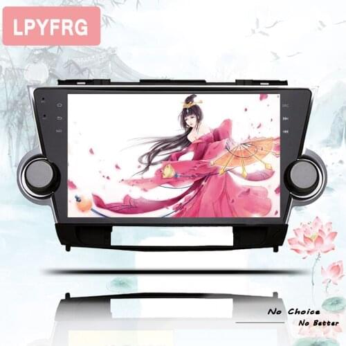 2 din Android 10.0 dvd For Toyota Highlander 2 XU40 2007 - 2013 Car Radio Multimedia Video Player Navigation 2din Head Unit