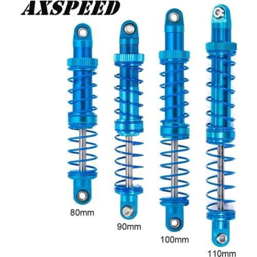 AXSPEED Metal Shock Absorber Damper Adjustable 80/90/100/110mm for 1:10 RC Crawler Axial SCX10 TRX4 D90 CC01