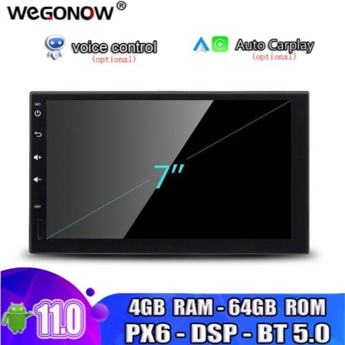 PX6 DSP HD Android 10.0 Car multimedia Player 4GB RAM 64G ROM 8 Octa Core GPS map tape recorder Radio wifi BT5.0 For universal