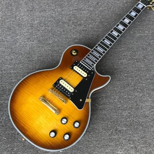 Free delivery, rosewood fingerboard Electric guitar, tiger maple top , high quality electric guitar