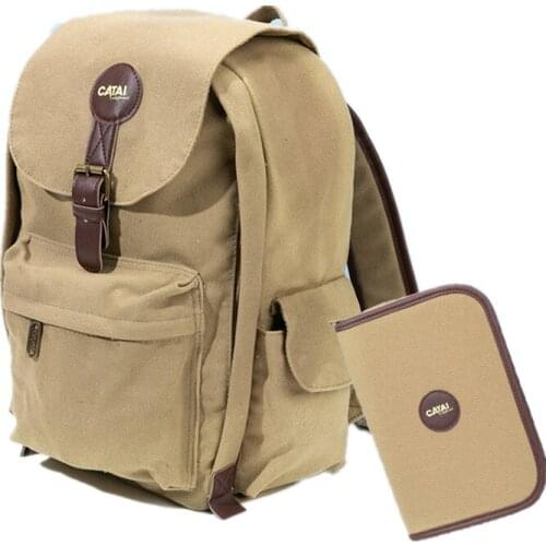 Foreign Trade New Style Fashion Retro Outdoor Canvas Backpack Unisex