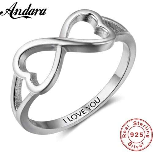 100%925 sterling silver I LOVE YOU ring s925 silver ring give girlfriend gift