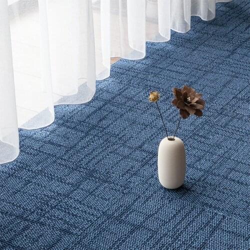 Office Carpet Bedroom Full-Shop Engineering Commercial Office Building Home Room Living Room Simple Block Carpet Stitching