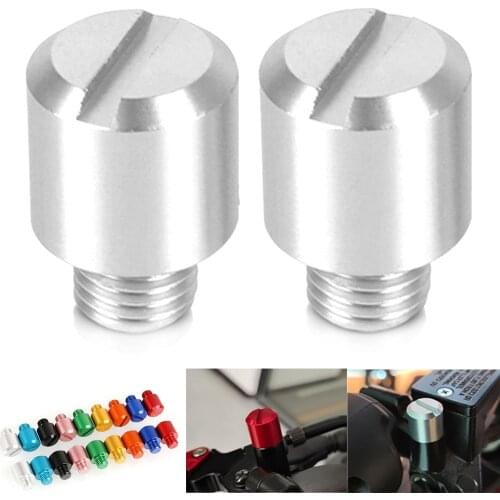 M10*1.25 For Aprilia Tuono V4 1100 SL 750 Shiver SL750 1290 Super Adventure Mirrors Hole Plug Screws Cover Thread Adapter Bolts