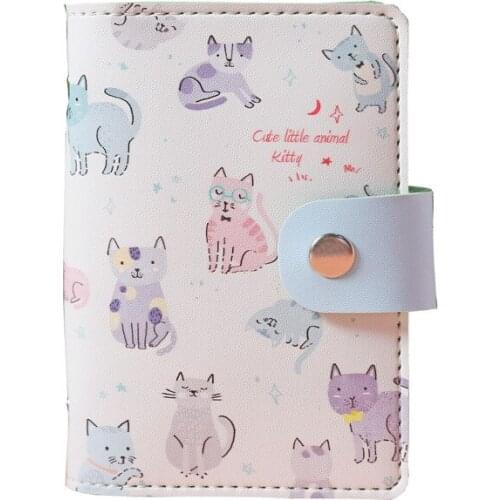 Fashion Sweet Cartoon Pattern Card Bags for Women Korean New Trendy Multipurpose Wallet Casual Daily Shopper Purse Female B440