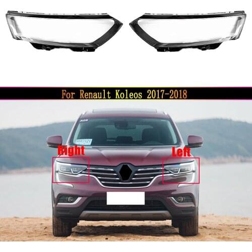 Headlamp Cover For Renault Koleos 2017 2018 Car Headlight Lens Replacement Auto Shell