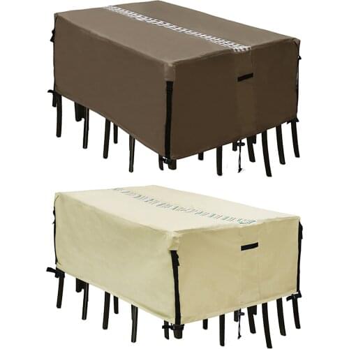 New Square Dust Cover Waterproof Anti-Ultraviolet Furniture Cover For Terrace Table Garden Cover Home Cover feasible