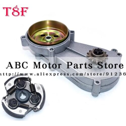 T8F Clutch Drum Gear Box 11T 13T 14T 17T 19T 20T For 47cc 49cc Minimoto Kid Mini ATV Quad Dirt Bike