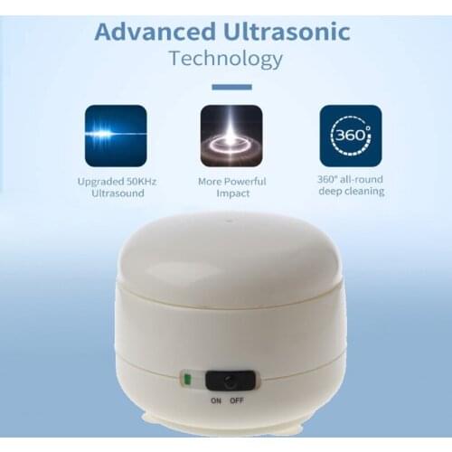 Ultrasonic Jewelry Cleaner Professional Ultrasonic Machine for Cleaning Rings Necklaces Watches Dentures Fast Cleaner