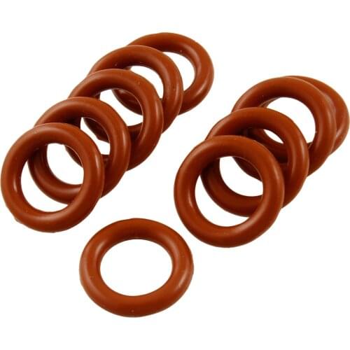 Uxcell 10 Pcs Flexible Silicone O Ring Seal Gasket 10mm x 16mm x 3mm