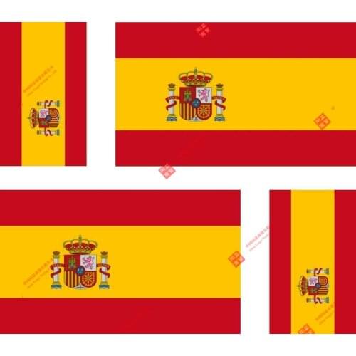 Hot Sell Personality 4x Adhesivo Adesivi Pegatina Sticker Vinilo Bandera Vinyl Moto Coche Espana for JEEP Van Bike Offroad