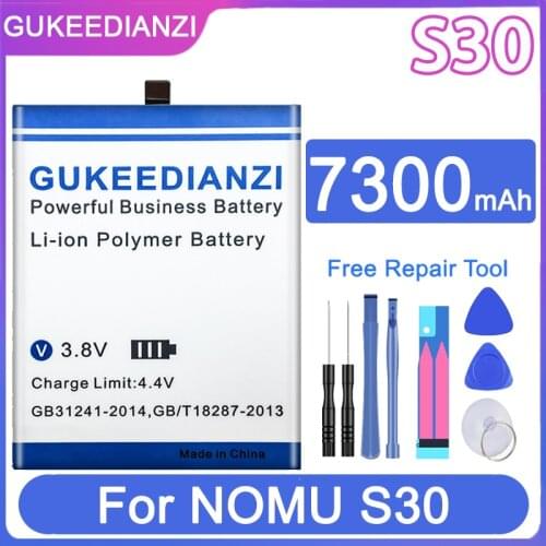 GUKEEDIANZI Replacement Battery S30 7300mAh For NOMU S30 S 30