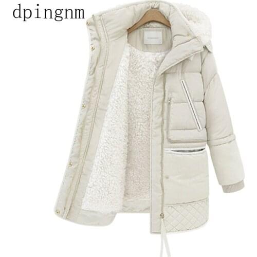 Winter Jacket Women Thick Warm Hooded Parka Mujer Cotton Padded Coat Long Paragraph Plus Size 3xl Slim Jacket Female