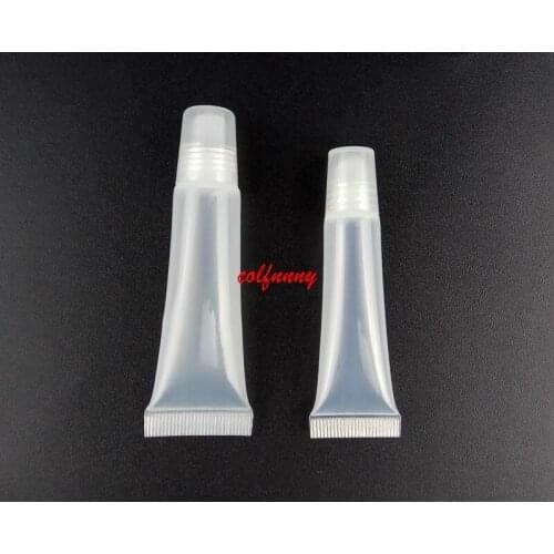 100pcs/lot 5ml/10ml empty lipstick tube,lip balm hose,squeeze bottle,plastic tube,Lip Gloss Tube container empty bottle