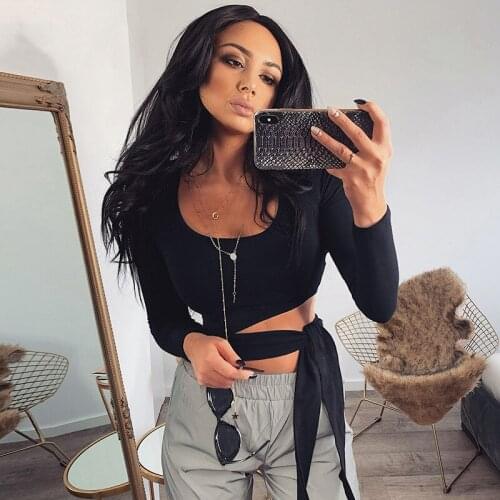 Женские укороченные футболки BKLD China At AliExpress