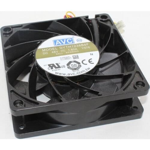 DYTH1238B8F 12038 48V 12CM 120mm Server Max Airflow Rate Cooling Fan For AVC
