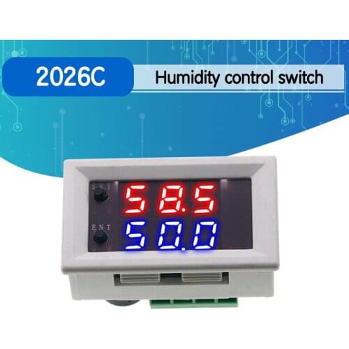 2062C digital display humidity controller humidification, dehumidification and constant humidity intelligent humidity control