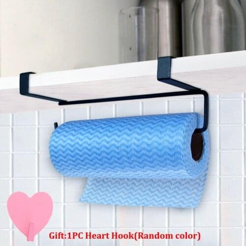 Kitchen Hanging Tissue Holder Bathroom Toilet Paper Holder Towel Rack Roll Toilet Paper Stand Towel Storage Shelf