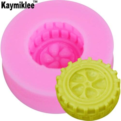 M653 1PCS Car Tires Candle Moulds Soap Mold Kitchen-Baking Resin Silicone Form Home Decoration 3D DIY Clay Craft Wax-Making