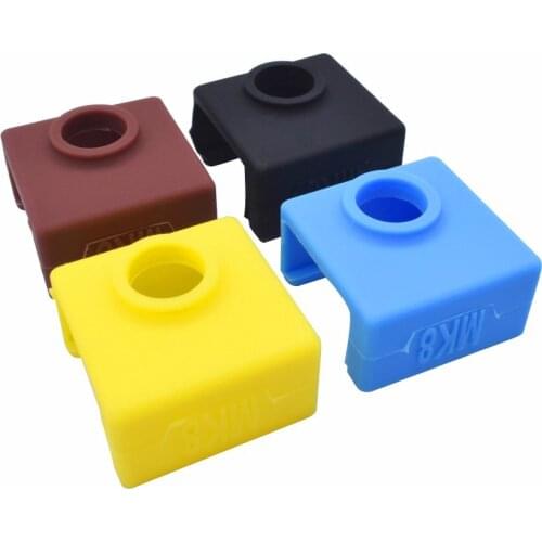 MK8 Silicone Socks Block Heater Insulation cover for Replicator Anet a6 a8 i3 MK7 / MK8 / MK9 3D Printer parts