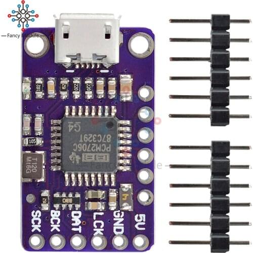 Diymore GY-PCM2706V2 Micro USB to I2S IIS Serial Adapter Module