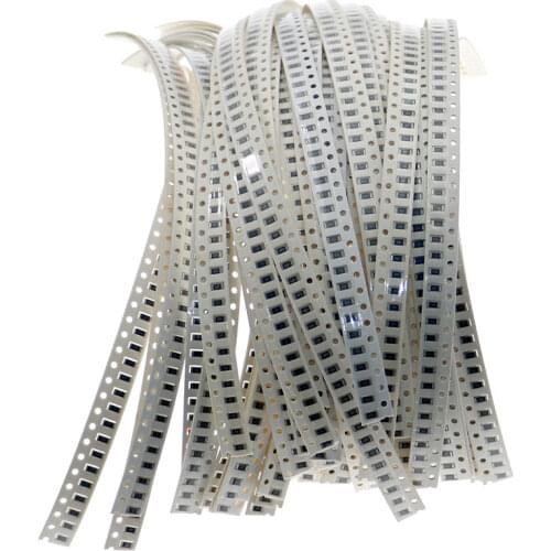 2500pcs 50values*50pcs 5% SMD Resistor Kit 1/4W 10ohm-910Kohm 1206 Chip Resistors Assorted Sample Kit