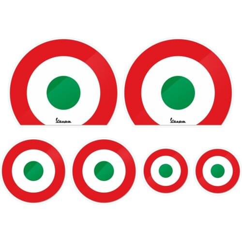 Motorcycle Decal Italy Flag Stickers Case for PIAGGIO VESPA GTS GTV LX LXV SPRINT