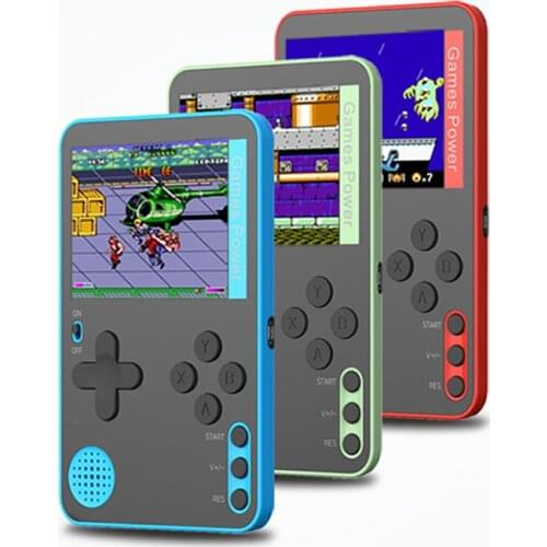 Retro Portable Mini Handheld Video Game Console 8-Bit 2.4 Inch Color LCD Kids Color Game Player Built-in 500 Games