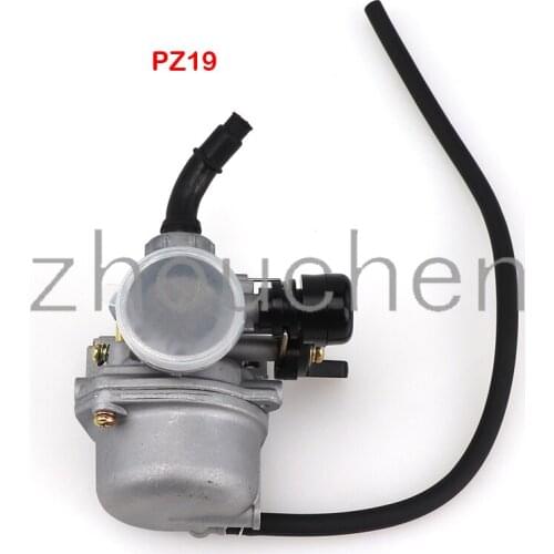 PZ19 Lever Choke Carb Keihin 19mm Carburetor For 50cc 70cc 90cc 110cc Engine Quad ATV 4 Wheeler Buggy Pit Dirt Bike