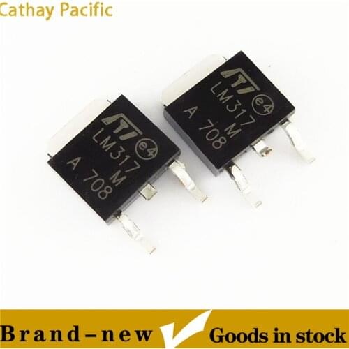 10PCS LM317M LM317 TO252 SOT LM317MDT SMD voltage regulator IC new original