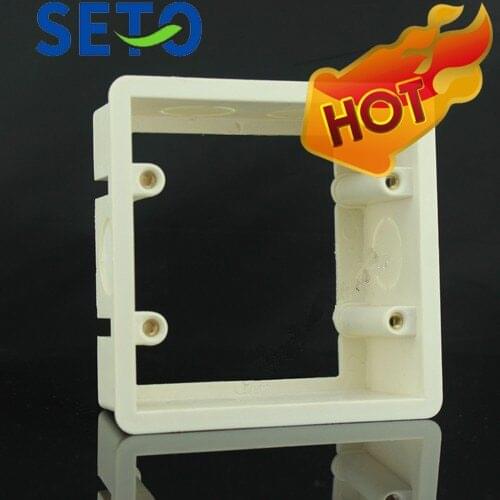 SeTo 120 Type Concealed Installation Bottom Box Outlet Socket Back Box Wall Plate