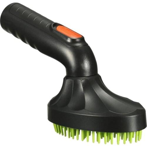 Pet Grooming Brush Loose Puppy Hair Cat Dog Fur Vacuum Cleaner Nozzle Cleaning Black + Green