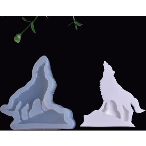 DIY Wolf Butterfly Monkey Train Pendant Silicone Resin Mold Jewelry Making Tools