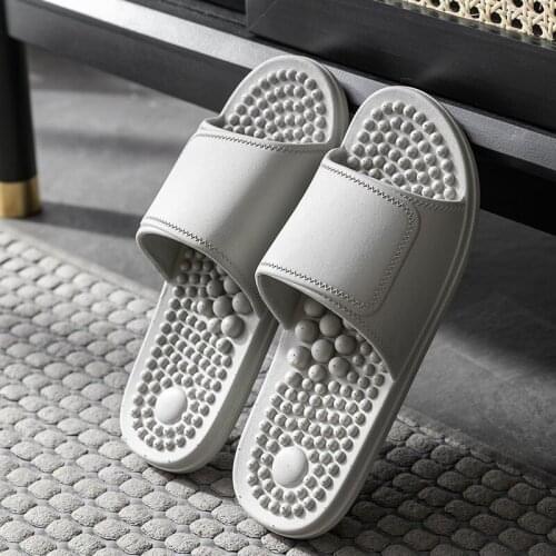 Summer Massage Slippers Mens Indoor Household Foot Acupoints Non-Slip Home Deodorant Bath Bathroom Funny Sandals And Slippers
