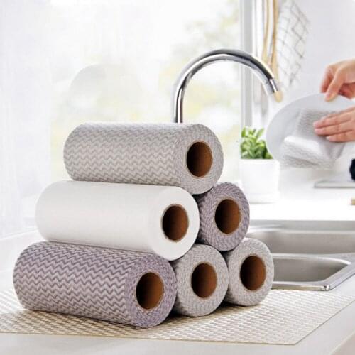 Kitchen Anti-grease Wiping Rags Efficient Super Absorbent Microfiber Cleaning Cloth Home Washing Dish Kitchen Cleaning Towel