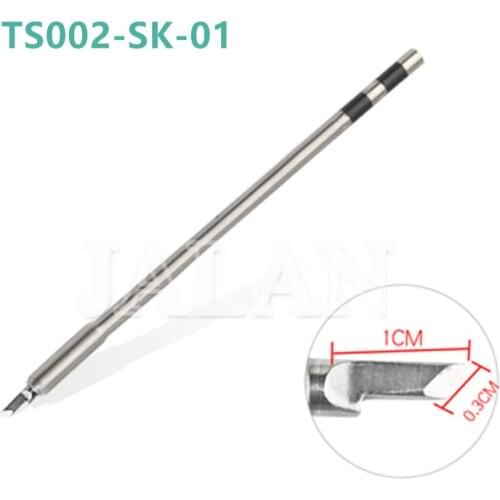 TS002 Lead Free Solder Iron Tip I J K SK 1C 2C 3C 0.8K Handle Soldering Pen QUICK TS1200A Use Welding Head Tool Phone Repair