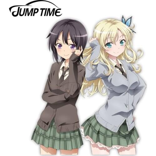 Jump Time Boku wa Tomodachi ga Sukunai Mikazuki Yozora, Kashiwazaki Sena 11.1 Anime Sexy Girl Vinyl Decal Waifu Car sticker
