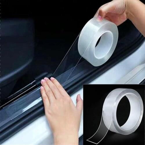 1M/2M/3M/5M Transparent Double-Sided Adhesive Nano Strong Sticky Tape Removable Washable Nano Tape Two Sided Tape 70