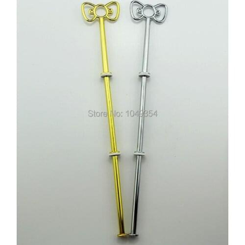 1pcs butterfly shape three layer cake wearing gold and silver shall be applicable