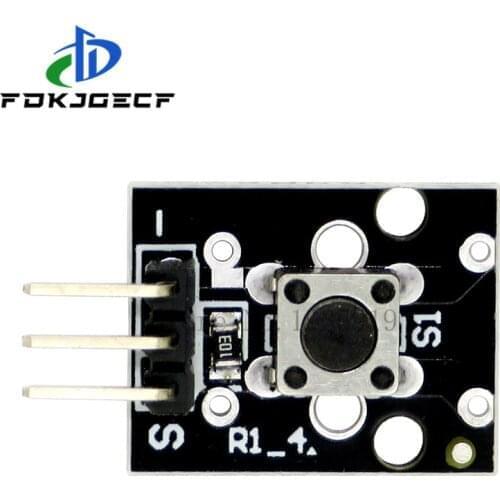 10PCS KY-004 3pin Button Key Switch Sensor Module for Arduino Diy Starter Kit 6*6*5mm 6x6x5mm KY004