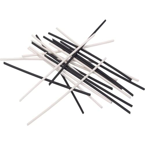 20 Pieces ABS Plastic Guitar Side Dot Position Markers 2mm Diameter for Guitar Bass Parts Black&White