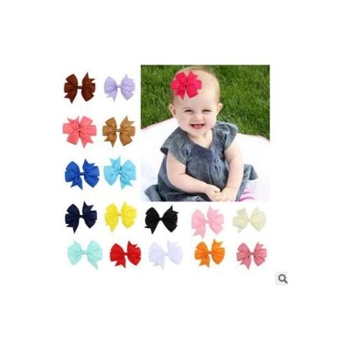 300pc/lot DIY Multi Dovetail Ribbon Hair Clips Childen Butterfly Knot Hair Claws Hair Care & Styling Accessories Tools HA622